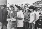 Jackson Mississippi (Boy in Cowboy Hat) by Peter Kayafas, 2007, Gelatin Silver Print, sold Oct 2024