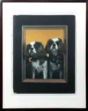 Spaniels by William Wegman, 2005, Chromogenic Print, sold Oct 2024