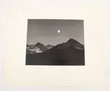 Moonrise from Glacier Park by Ansel Adams, Gelatin Silver Print, sold Oct 2024