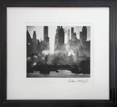 42nd Street by Andreas Bernhard Feininger, 1942, Gelatin Silver Print, sold Oct 2024