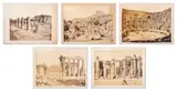 Five Views of Greek Acropolis by Dimitrios Konstantinou, Albumen Prints, sold Oct 2024