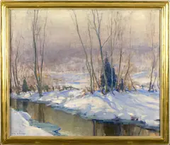 Untitled by Emile Albert Gruppe, oil on canvas, sold Sep 2025