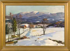 Untitled by Aldro Thompson Hibbard, oil on canvas, sold Sep 2025