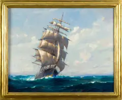 Untitled by Frank Vining Smith, oil on canvas, sold Sep 2025
