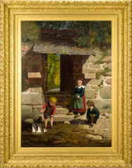 Untitled by A large Burr Halliday Nicholls, oil on canvas, sold Sep 2025