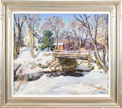 Untitled by Frederick Lester Sexton, oil on canvas, sold Sep 2025