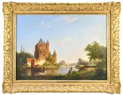 Untitled by William Raymond Dommersen, oil on canvas, sold Sep 2025
