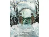 Mein Gartentor im Winter by Otto Eduard Pippel, oil on canvas, sold Mar 2019