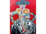 La Danse de Banderillero by Thierry Seguret „Lassegue“, acrylic, sold Jun 2023