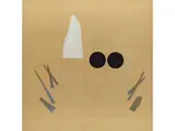 Technische Rekonstruktion Eines Imaginären Objekts by Bruno Munari, mixed media, offered Dec 2025