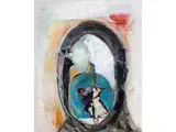 Untitled by Justine Gaga, acrylic, offered Mar 2023