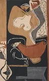 Femme à la main levée by Le Corbusier, 1954, color lithograph, sold Dec 2020