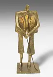 Golfer by Kurt Laurenz Metzler, 1970, bronze, sold Dec 2020
