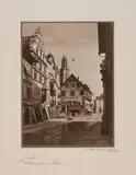 Zürich, Rathausquai mit Rüden by Albert Steiner, photograph, sold Dec 2020