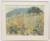 Wilde Stimmung im M(orgenlicht)", 1970 by Charles Hug, oil on canvas, sold Dec 2020