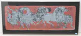 Sechs Pferde by Hans Erni, 1967, color lithograph, sold Dec 2020