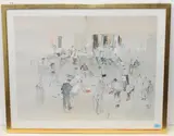 Börse by Hans Falk, offset lithograph, sold Dec 2020