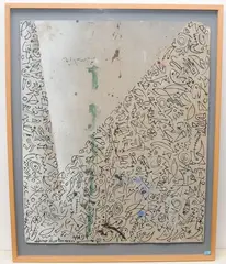 Ohne Titel by Werner Hartmann, 1991, mixed media, sold Dec 2020
