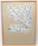 Ohne Titel by Werner Hartmann, 1991, mixed media, sold Dec 2020