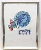 Woher?, Wohin? by Rudolf Mirer, 1991, color lithograph, sold Dec 2020