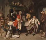 Nach der Jagd by Louis Georges Brillouin, oil on panel, offered Sep 2020