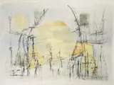 Ohne Titel by Francis Bott, watercolor, sold Sep 2020