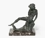 Sitzender Jüngling by Augusto Murer, 1983, bronze, offered Sep 2020