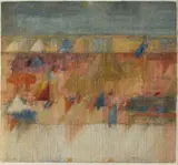 Ohne Titel (Z.388) by Pravoslav Sovák, 1980, watercolor, offered Sep 2020