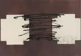 Blatt 8 aus: "Suite 63x90 by Antoni Tàpies, 1980, color lithograph, sold Sep 2020