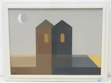 Tornyok" (Türme) by László Balogh, 1968, oil, sold Sep 2020