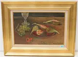 Figues et Raisin by Roland Oudot, oil on canvas, offered Sep 2020
