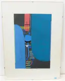 Komposition by Max Ackermann, 1972, color screenprint, offered Sep 2020