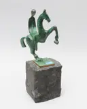 Joan of Arc by Stephen Broadbent, 1984, bronze, sold Sep 2020