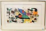 Sculptures by Joan Miró, 1974, color lithograph, offered Sep 2020