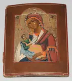 Russisch, 19.Jh by Gottesmutter Lindere meinen Kummer, tempera, offered Sep 2020