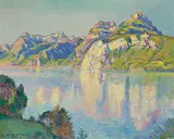 Le Grütli", 1941 by Charles l'Eplattenier, oil on canvas, sold Sep 2020