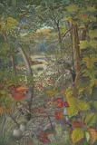 Durchblick (Trubenschloo)", 1984 by Johannes Diem, acrylic, sold Sep 2020