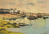 La Turballe Bretagne", 1963 by Georges Borgeaud, oil on canvas, sold Sep 2020