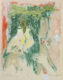 Der Wintertag by Alois Carigiet, 1965, color lithograph, sold Sep 2020