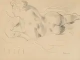 Lot zwei Blätter: 1 by Wilhelm Gimmi, pencil, offered Sep 2020