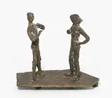Junges Paar by Elsa Pletscher, bronze, offered Sep 2020
