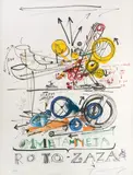 Roto-Zaza by Jean Tinguely, pen and ink, sold Sep 2020