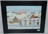 Silversterchlausen by E. Brandenberg, gouache, sold Sep 2020
