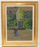 Le Jardinier by Charles Louis Auguste Chinet, oil on canvas, sold Sep 2020