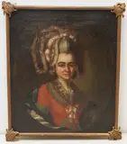Portrait von Caroline Charlotte Würth, geb by Franz Charles Andreas Germann, oil on canvas, sold Sep 2020