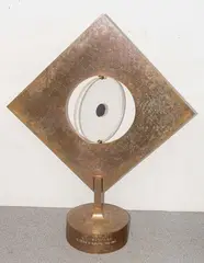 Ohne Titel by André E. Bucher, 1983, bronze, offered Sep 2020