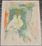 Der Wintertag by Alois Carigiet, 1965, color lithograph, sold Sep 2020
