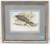 Komolch in Pracht by Johannes Diem, 1983, watercolor, sold Sep 2020
