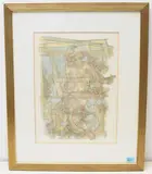 Penelope am Webstuhl by Hans Erni, 1957, color lithograph, sold Sep 2020