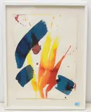 Ohne Titel by Rosina Kuhn, 1985, watercolor, sold Sep 2020